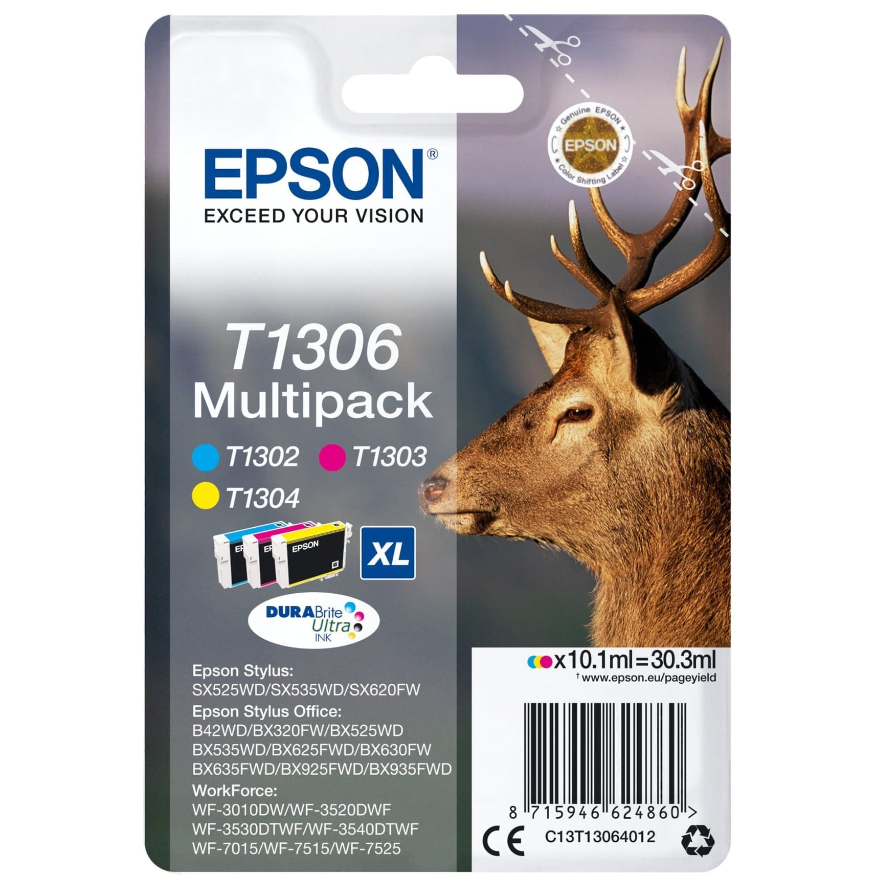 Tinte Multipack T1306XL (C13T13064012) – Bild 1