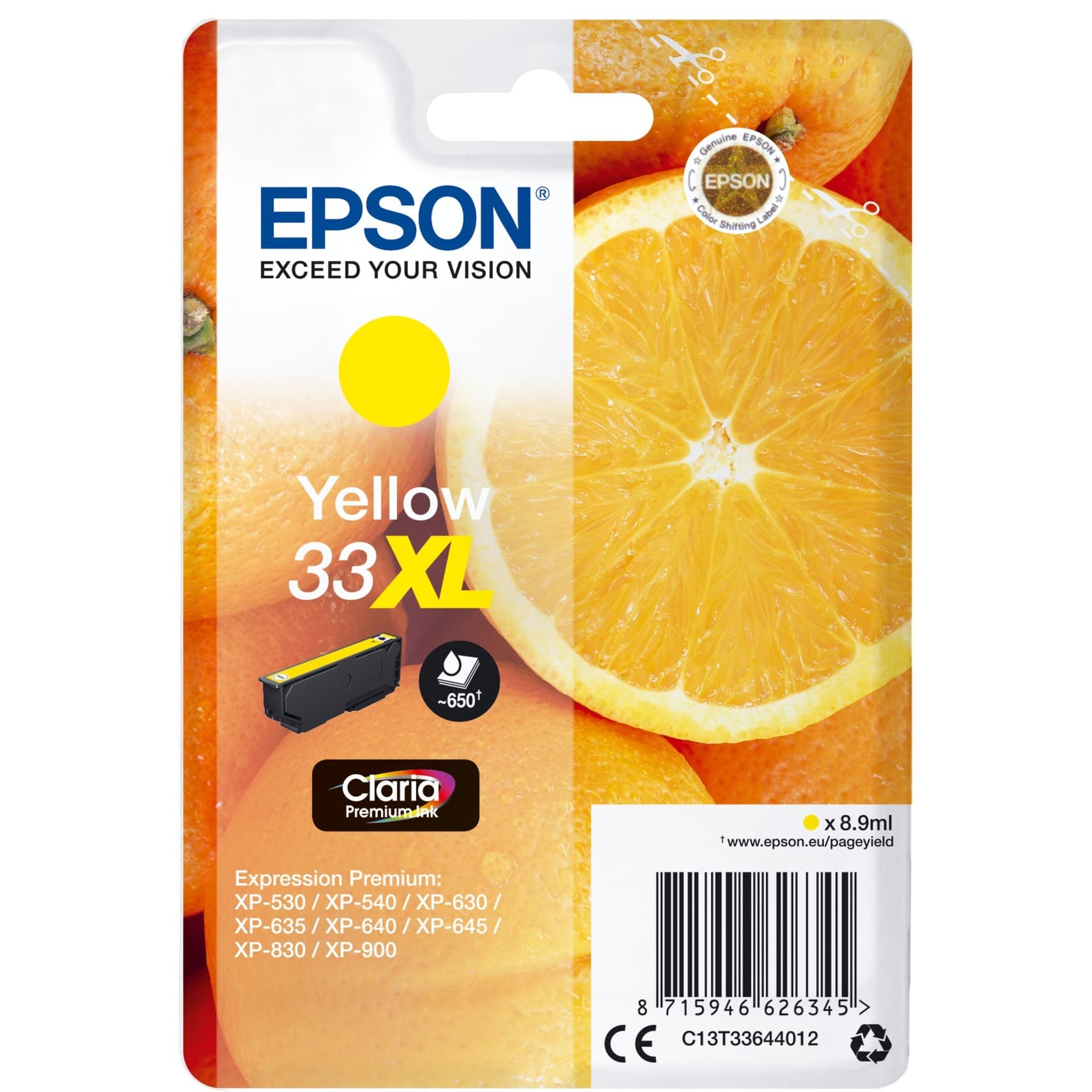 Tinte gelb 33XL (C13T33644012) – Bild 1
