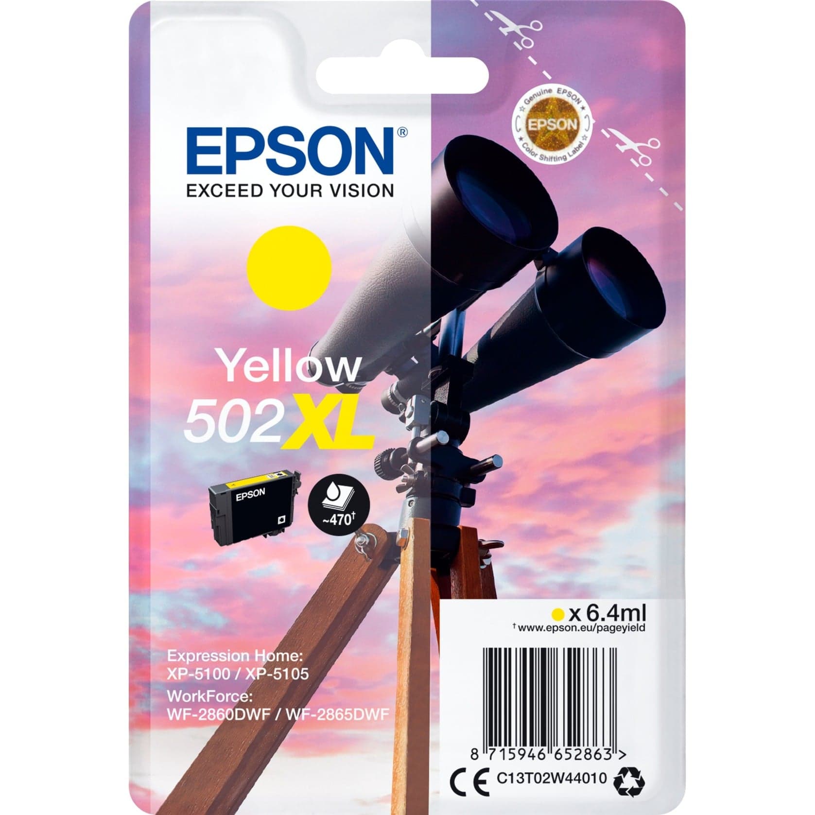 Tinte gelb 502XL (C13T02W44010) – Bild 1