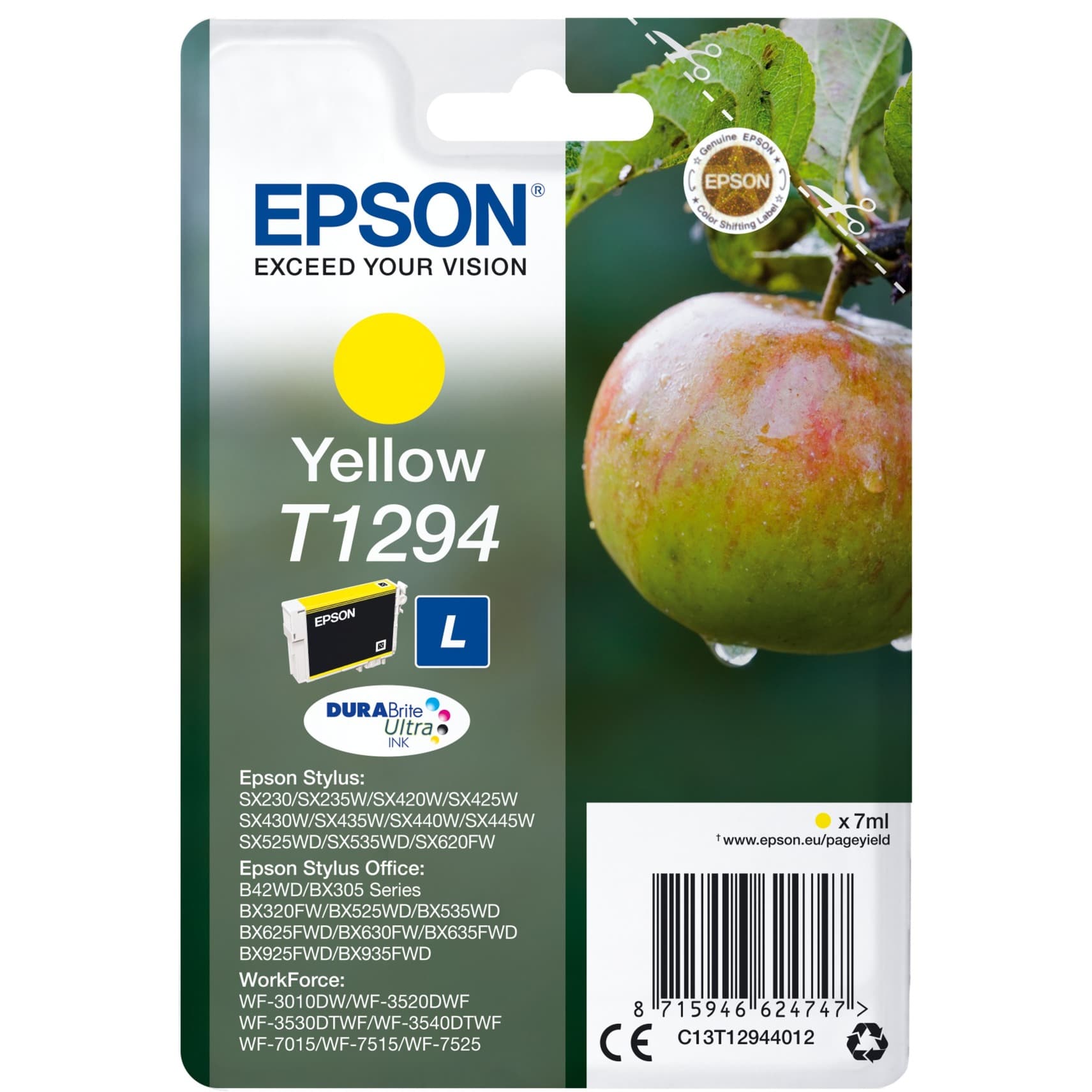 Tinte gelb T1294 (C13T12944012) – Bild 1