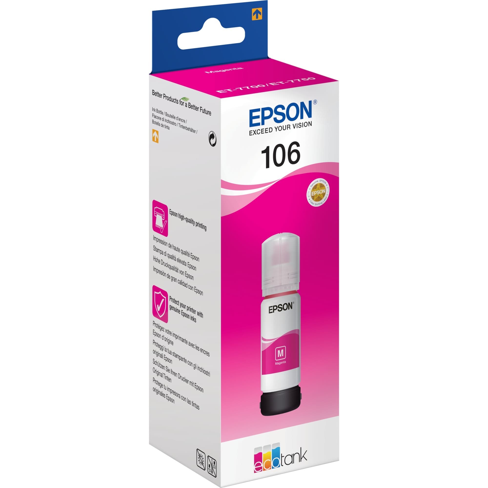 Tinte magenta 106 Eco Tank (C13T00R340) – Bild 1