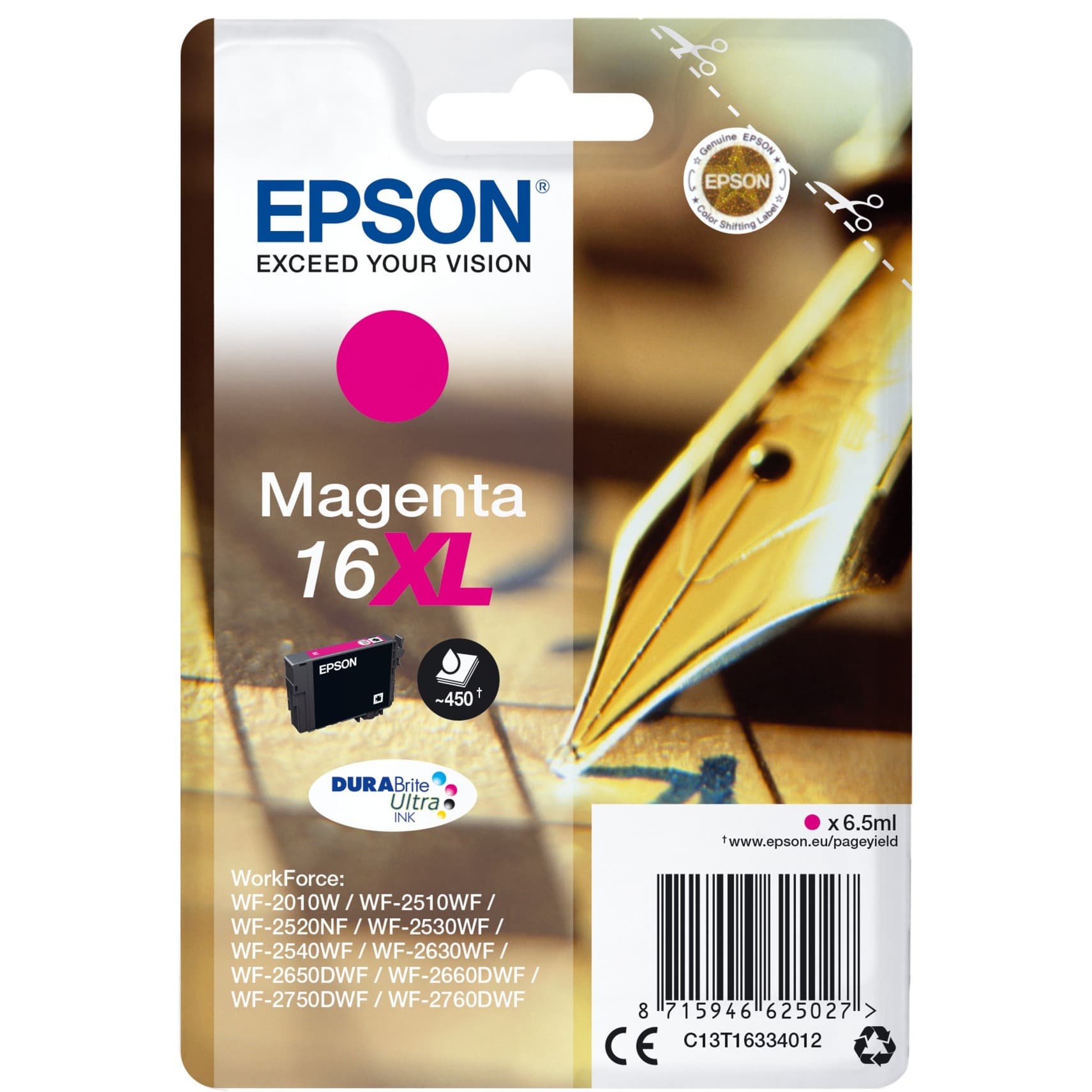 Tinte magenta 16XL (C13T16334012) – Bild 1