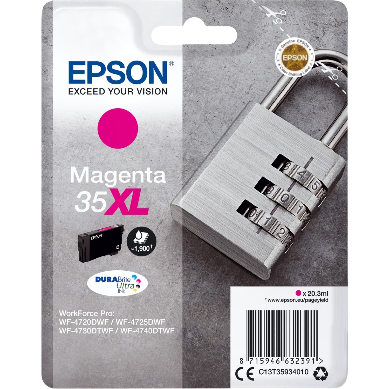 Tinte magenta 35XL (C13T35934010) – Bild 1
