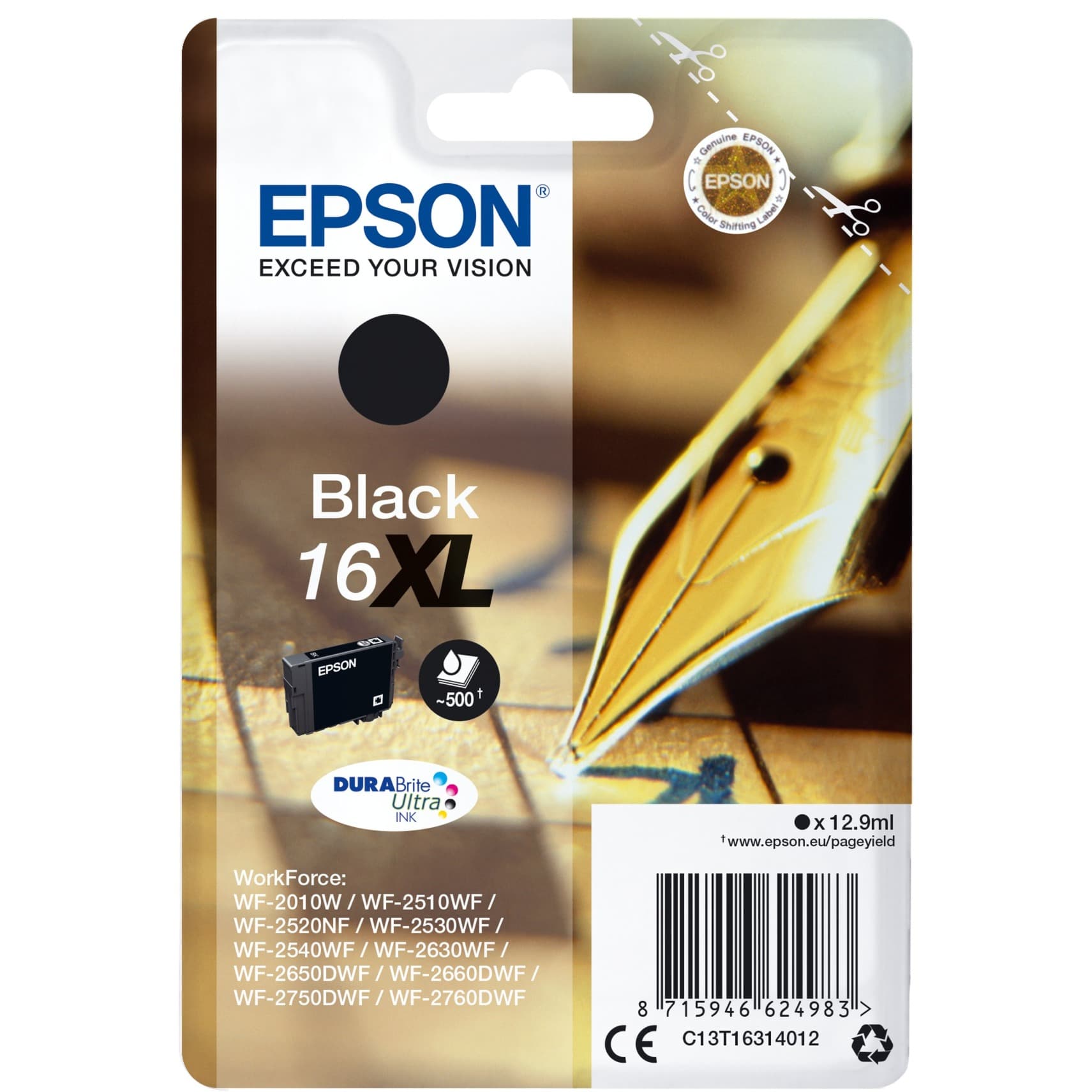 Tinte schwarz 16XL (C13T16314012) – Bild 1