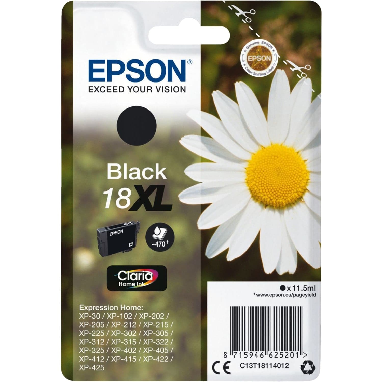 Tinte schwarz 18XL (C13T18114012) – Bild 1
