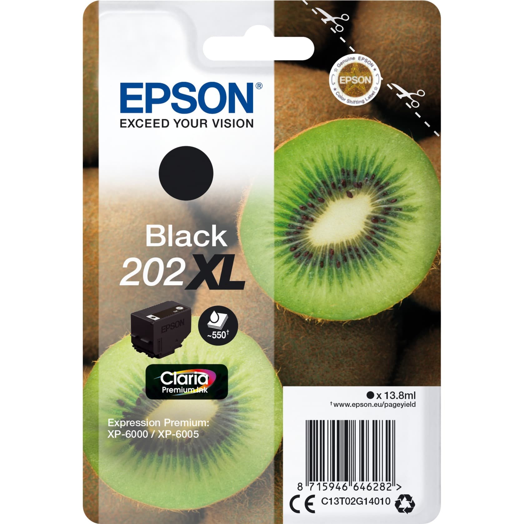 Tinte schwarz 202XL (C13T02G14010) – Bild 1