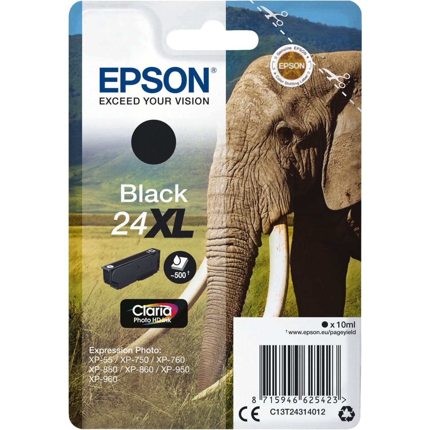 Tinte schwarz 24XL (C13T24314012) – Bild 1