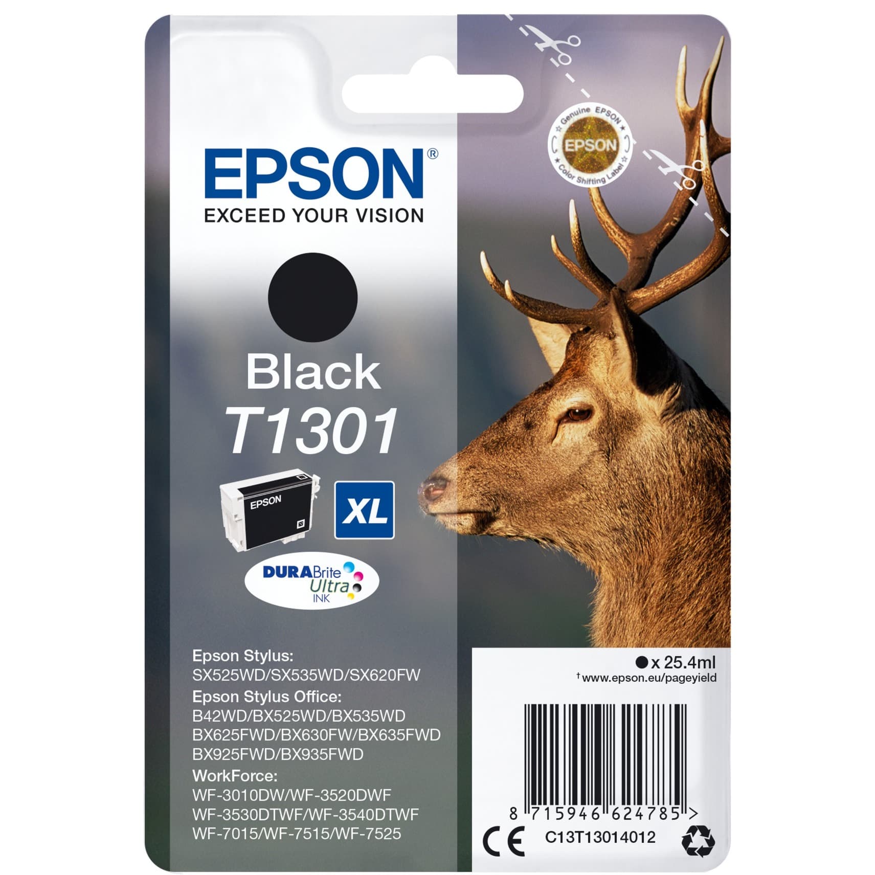 Tinte schwarz T1301XL (C13T13014012) – Bild 1