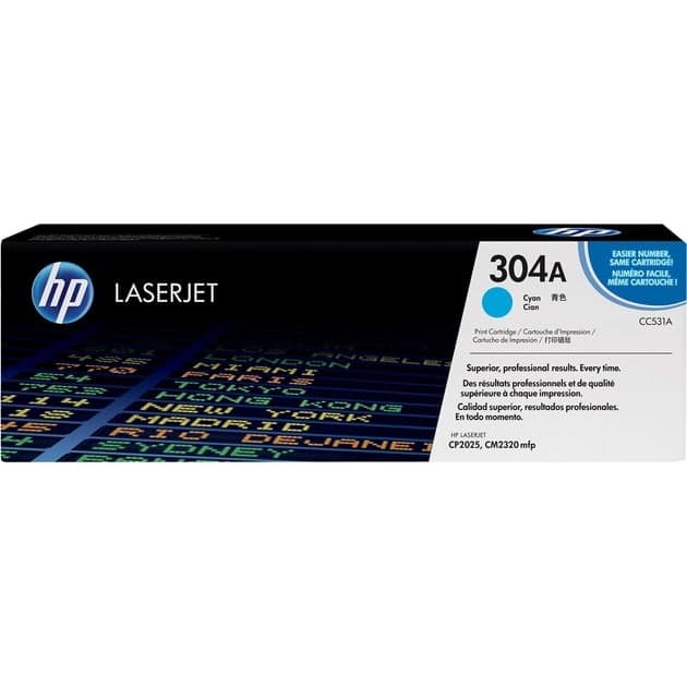 Toner cyan 304A (CC531A) – Bild 1
