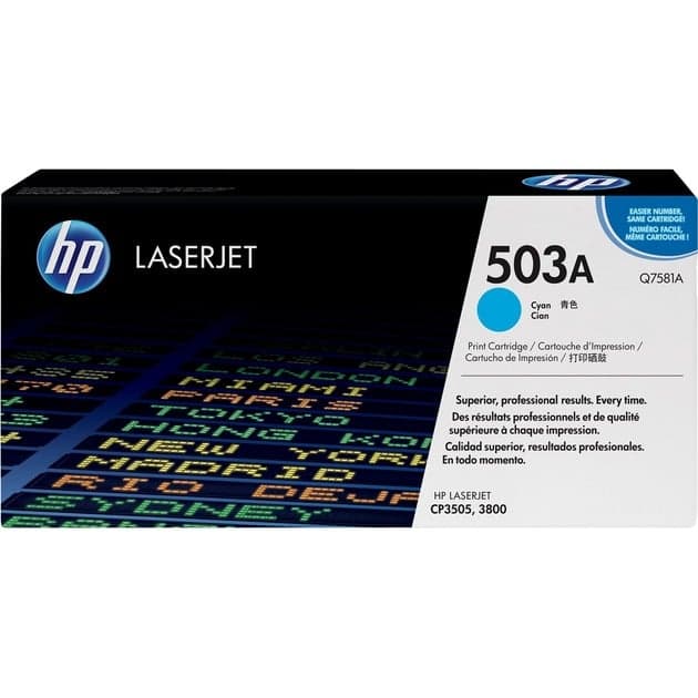 Toner cyan 503A (Q7581A) – Bild 1