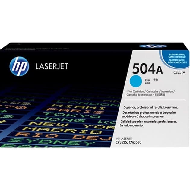 Toner cyan 504A (CE251A) – Bild 1