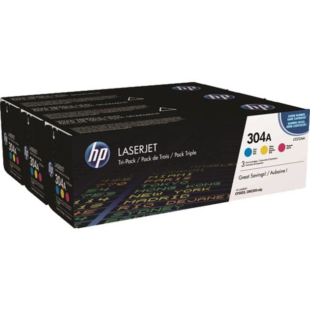 Toner cyan/magenta/gelb 304A (CF372AM) – Bild 1