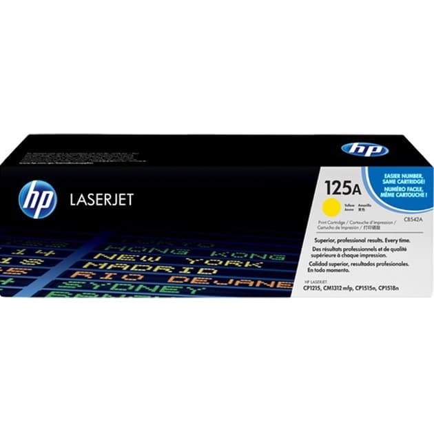 Toner gelb 125A (CB542A) – Bild 1