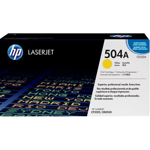 Toner gelb 504A (CE252A) – Bild 1
