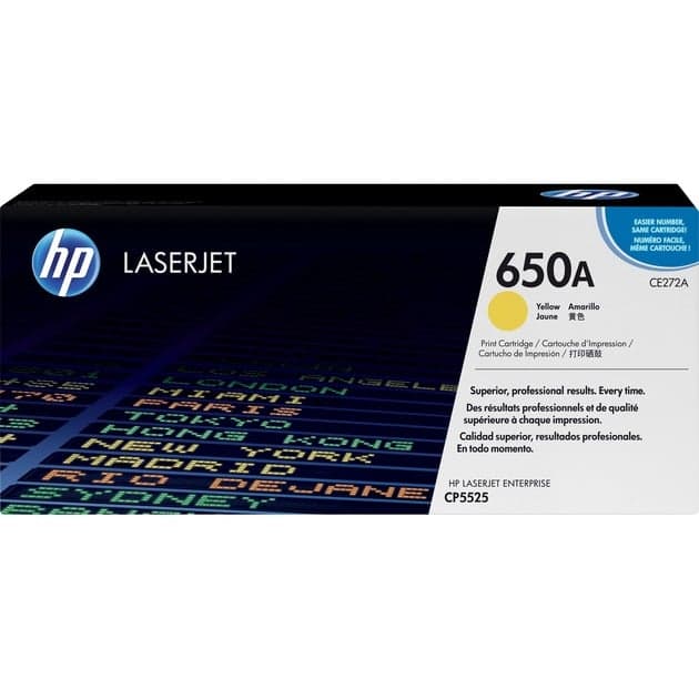 Toner gelb 650A (CE272A) – Bild 1