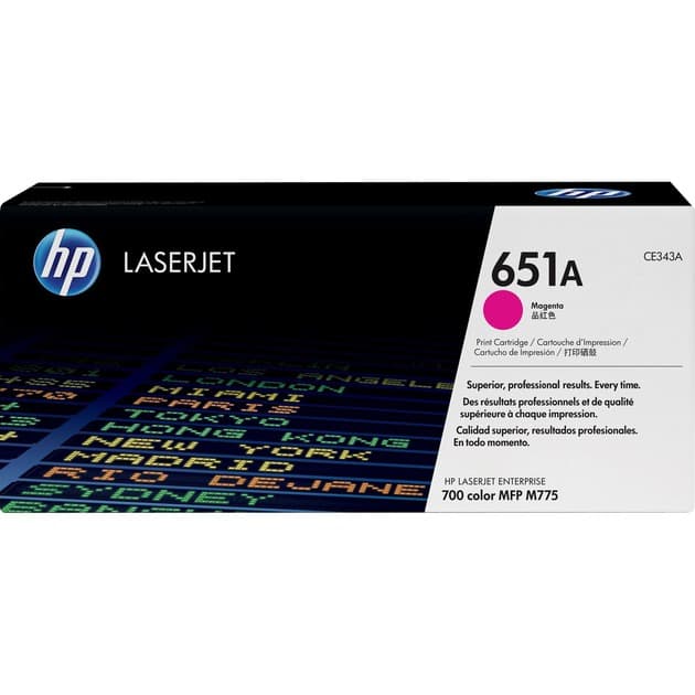 Toner magenta 651A (CE343A) – Bild 1