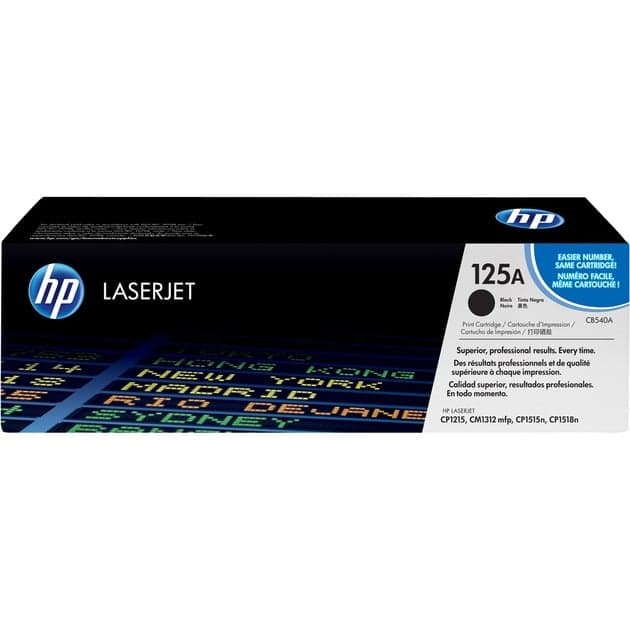 Toner schwarz 125A (CB540A) – Bild 1