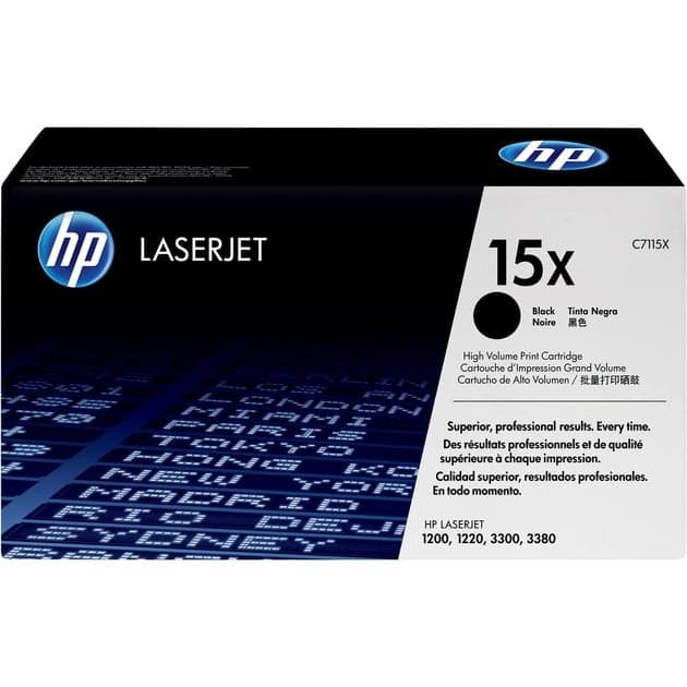 Toner schwarz 15X (C7115X) – Bild 1