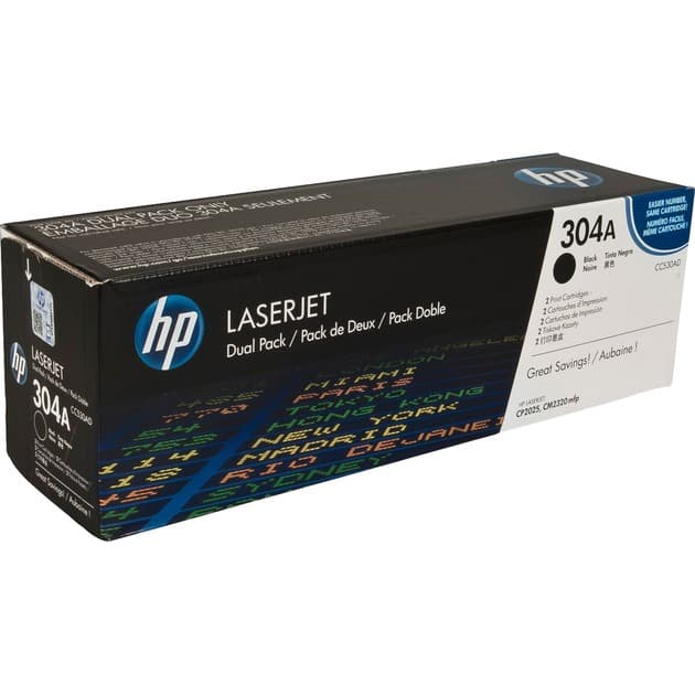 Toner schwarz 304A (CC530AD) – Bild 1