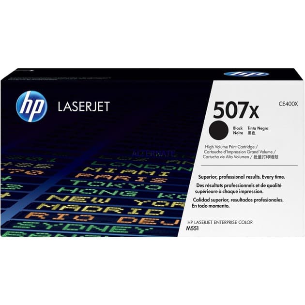Toner schwarz 507X (CE400X) – Bild 1