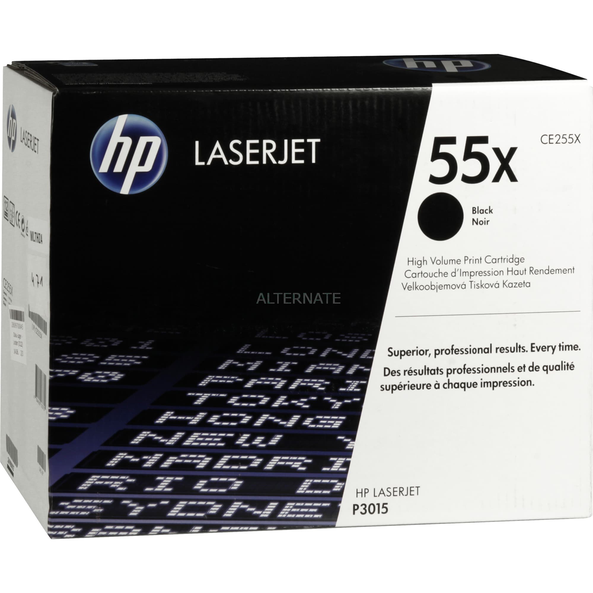 Toner schwarz 55X (CE255X) – Bild 1