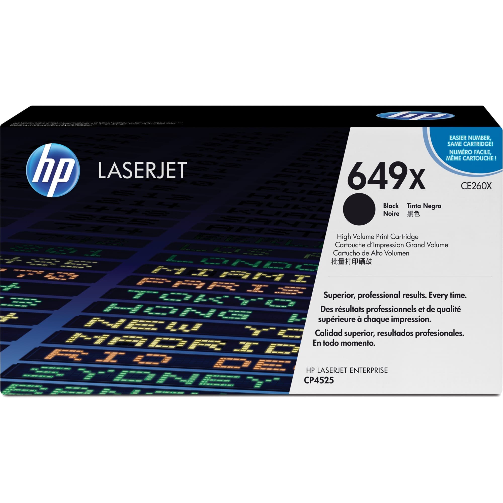 Toner schwarz 60X (CE260X) – Bild 1