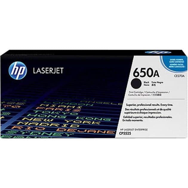 Toner schwarz 650A (CE270A) – Bild 1