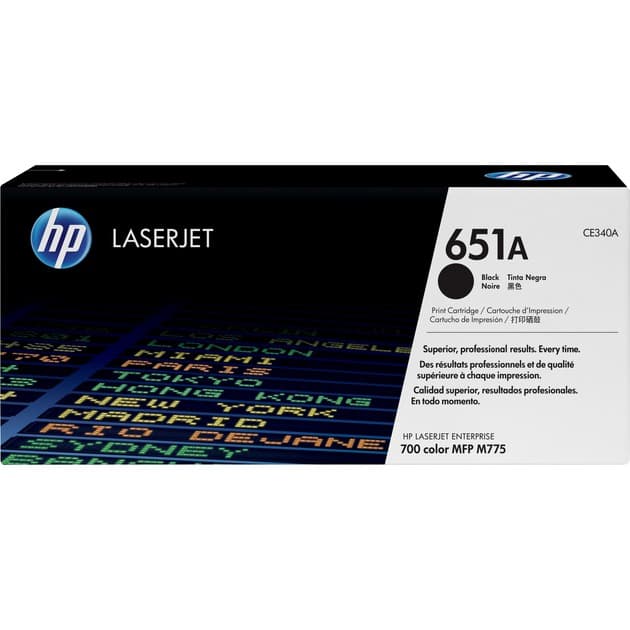 Toner schwarz 651A (CE340A) – Bild 1