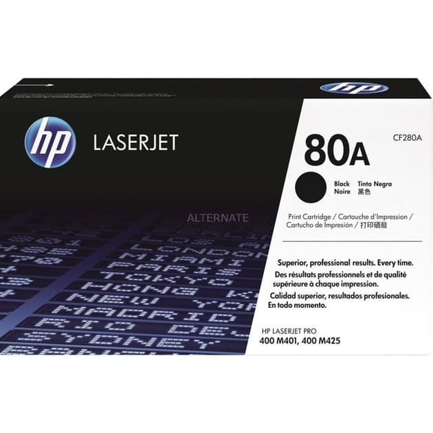 Toner schwarz 80A (CF280A) – Bild 1