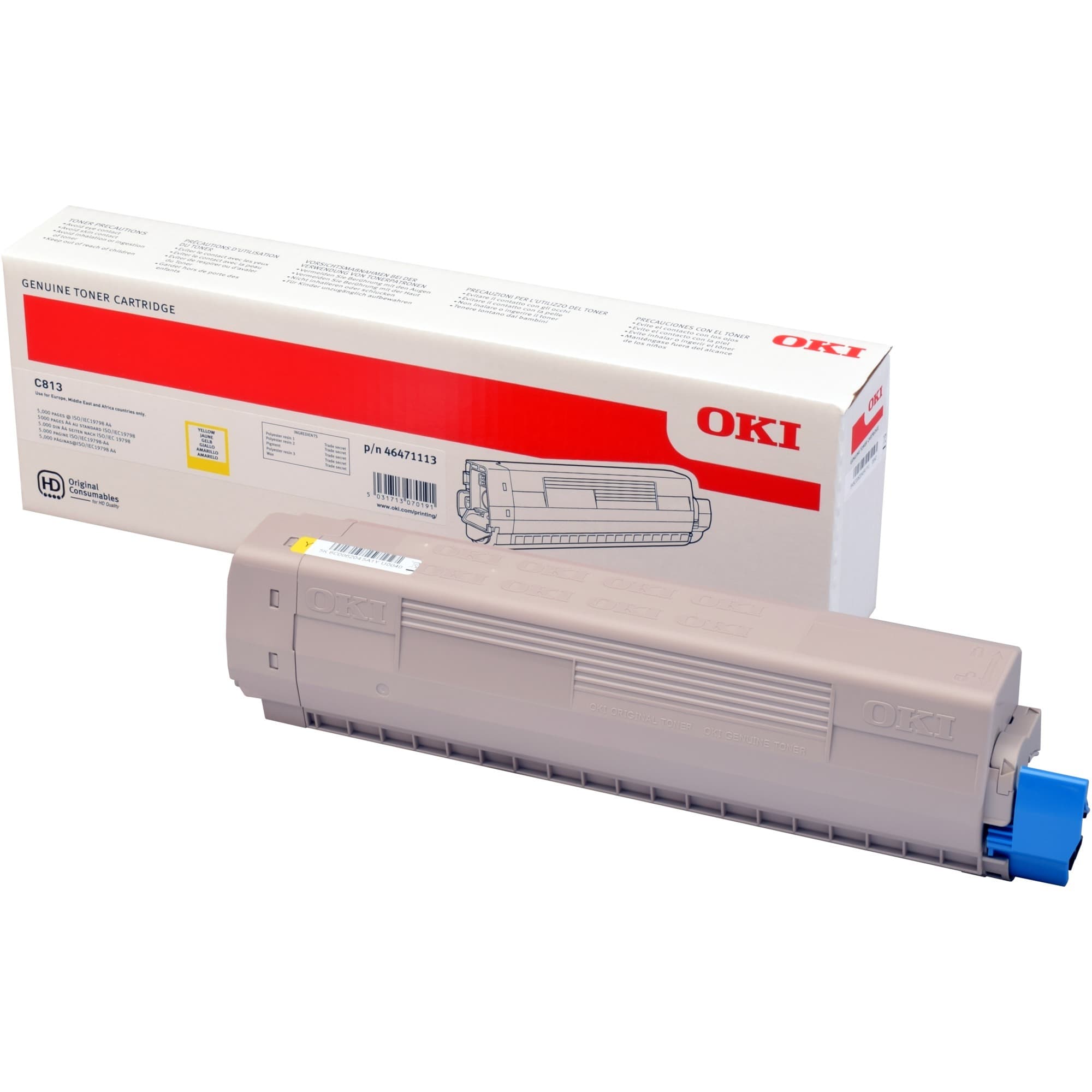 Toner gelb 46471113 – Bild 1