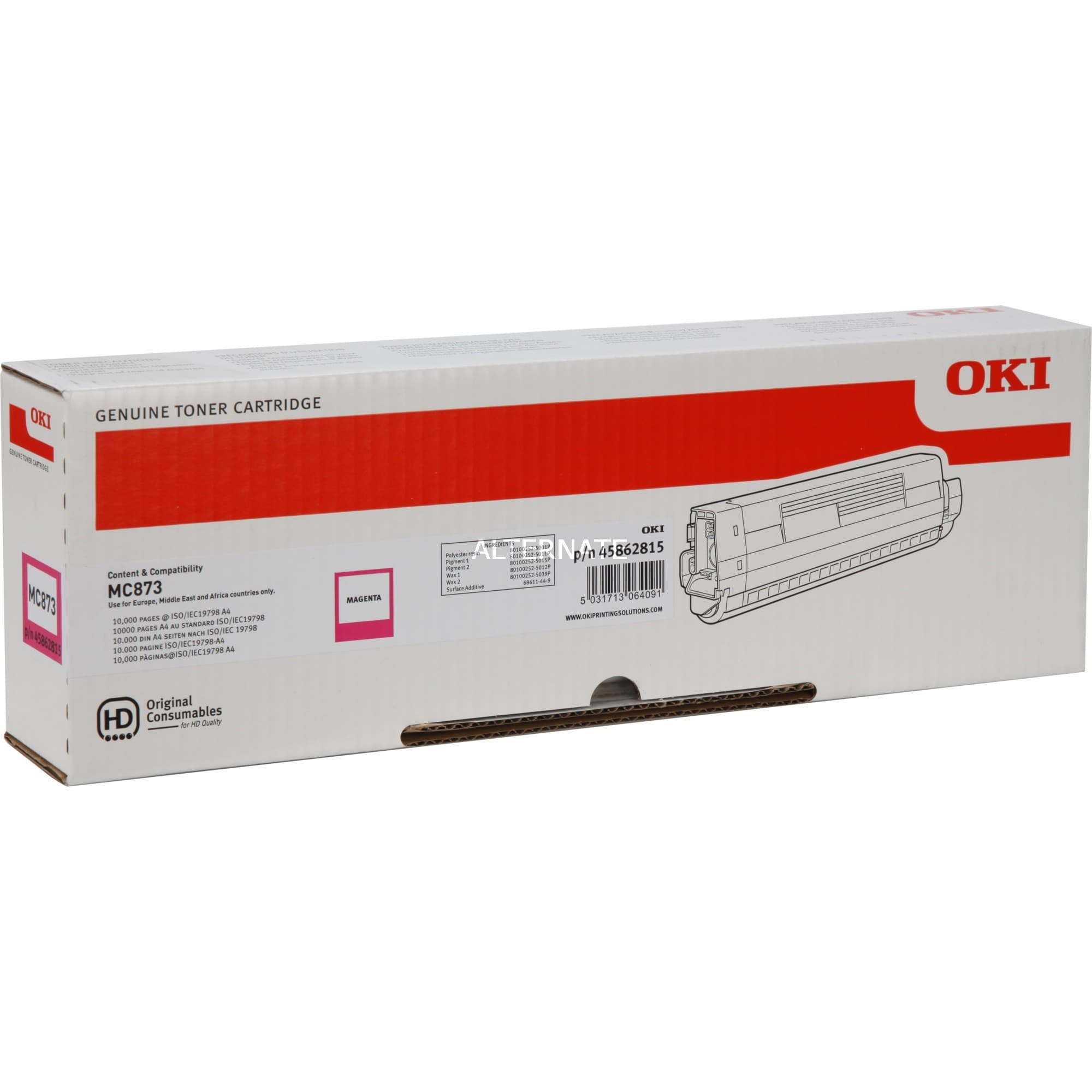 Toner magenta 45862815 – Bild 1