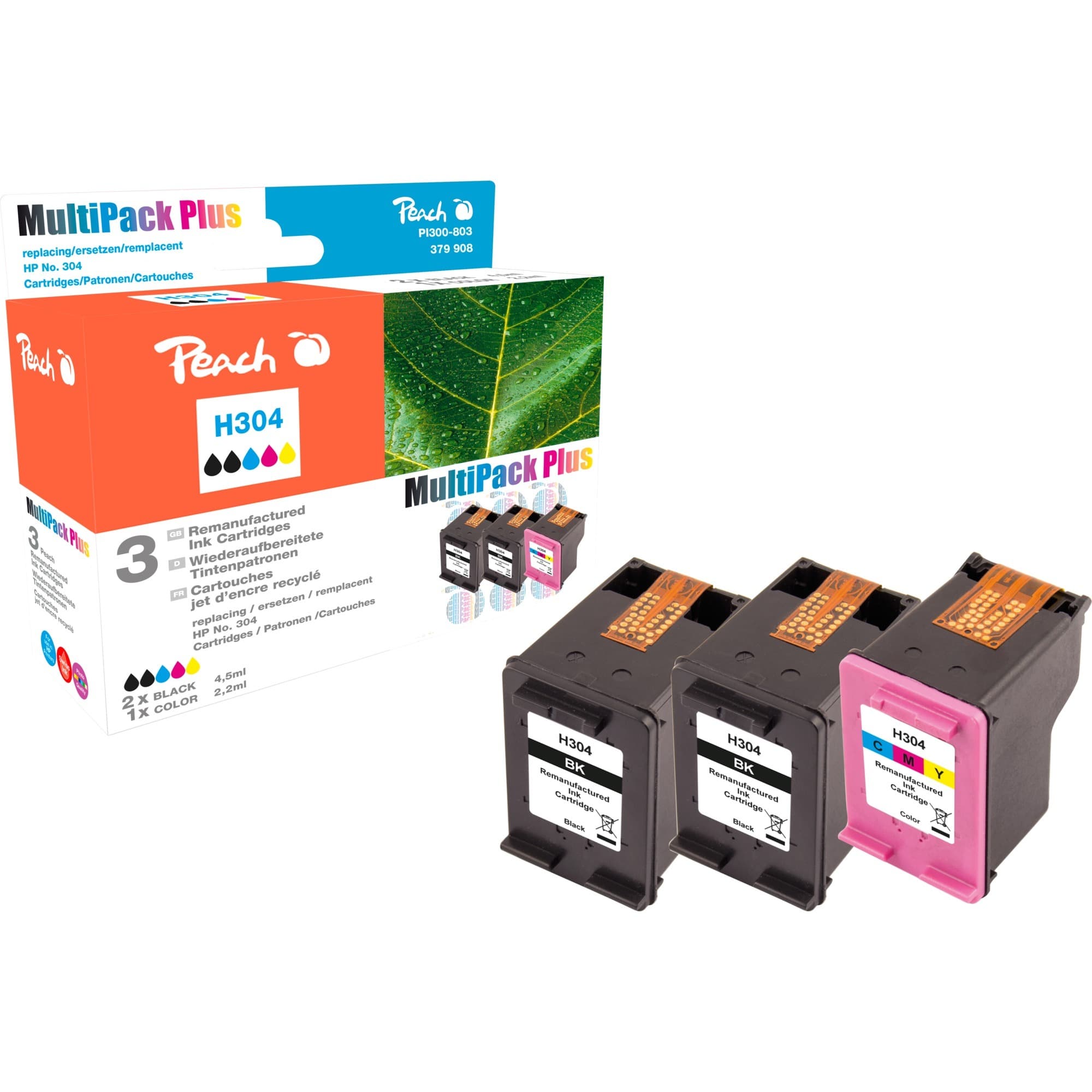 Tinte 2x schwarz + color PI300-803 – Bild 1