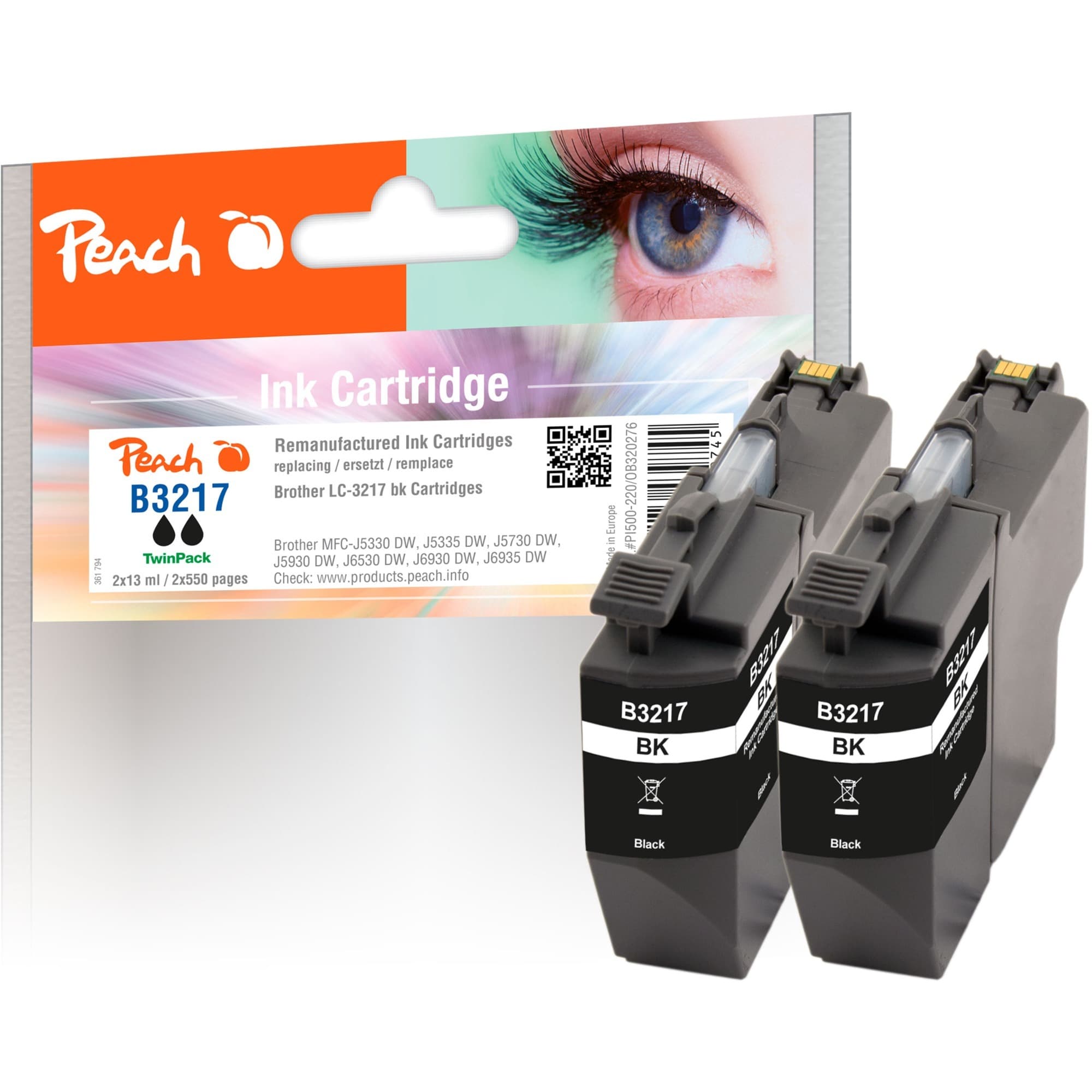 Tinte Doppelpack schwarz PI500-220 – Bild 1