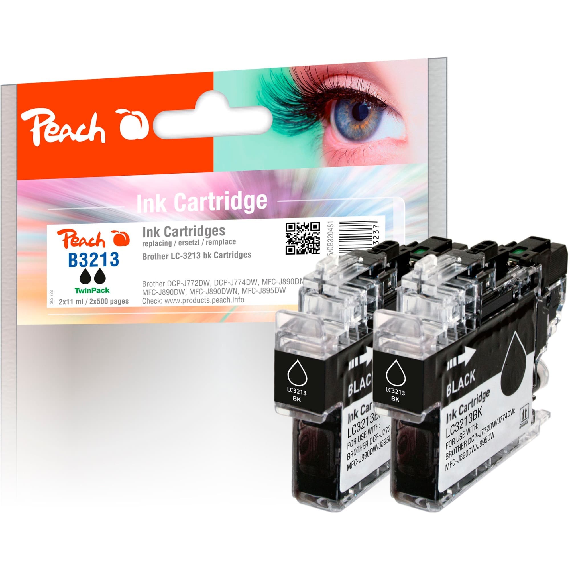 Tinte Doppelpack schwarz PI500-255 – Bild 1