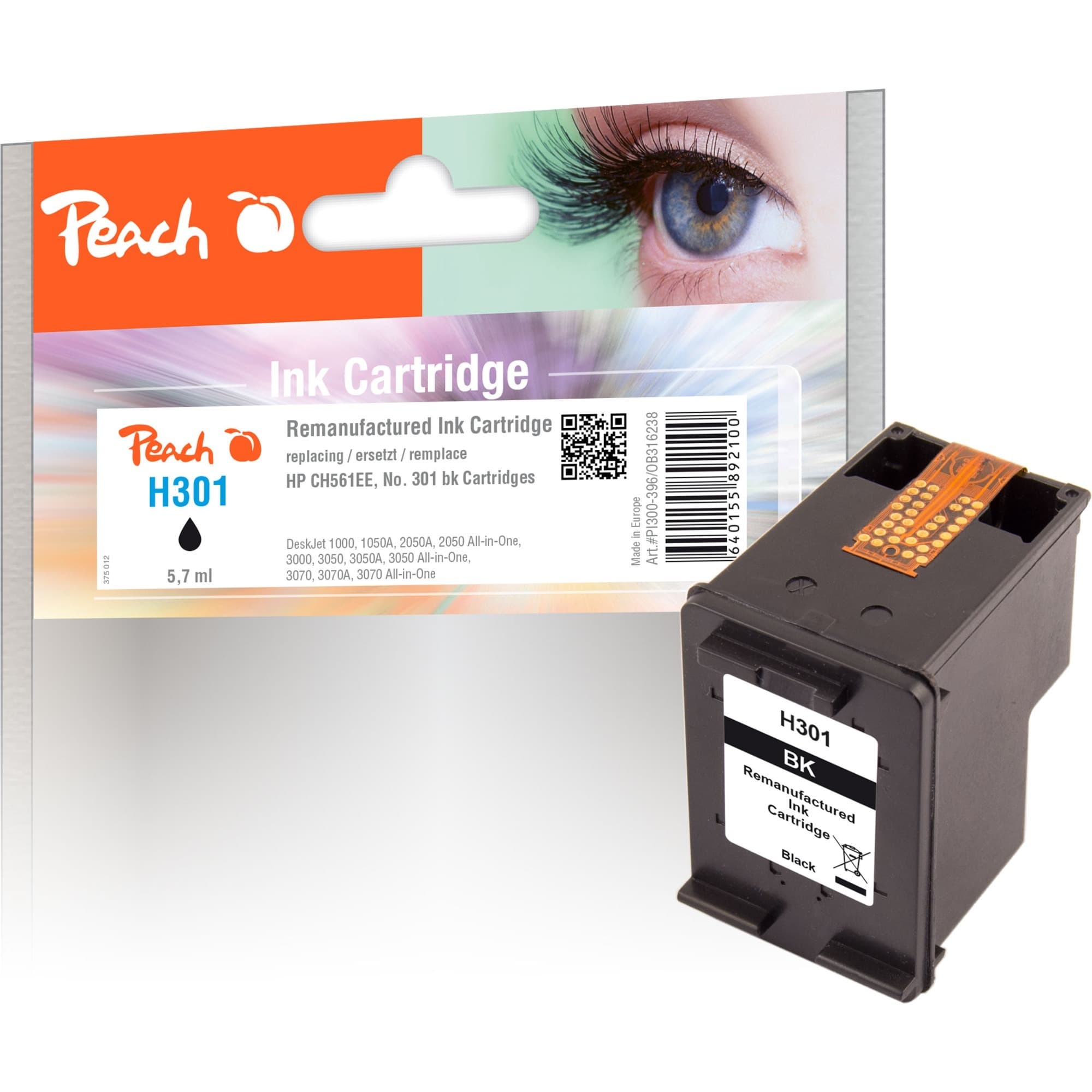 Tinte schwarz PI300-396 – Bild 1