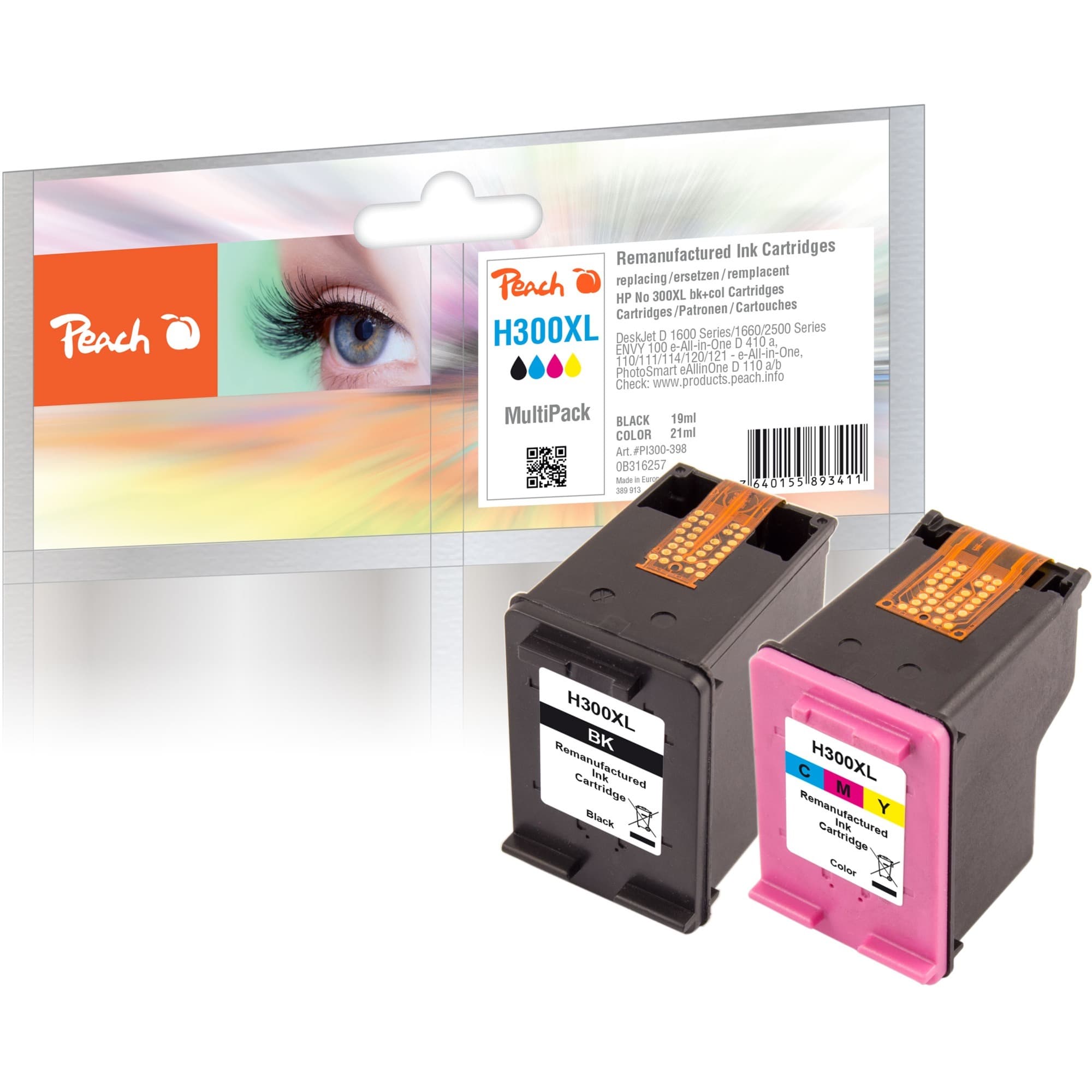 Tinte schwarz + color PI300-398 – Bild 1