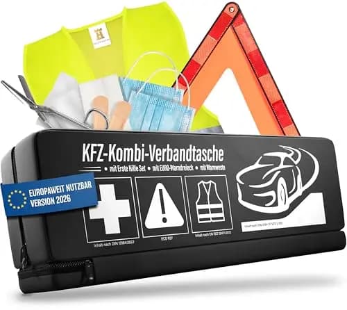 Heldenswerk 3-in-1 Auto Erste-Hilfe-Set