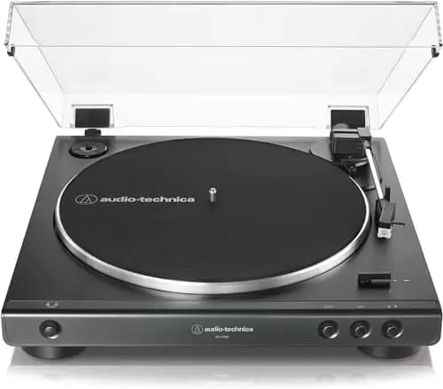 Audio-Technica LP60XBK Vollautomatischer Stereo-plattenspieler mit Riemenantrieb Schwarz