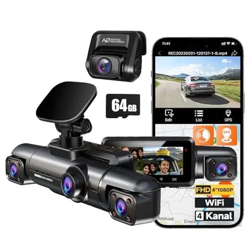 HUPEJOS V60 4-Kanal Dashcam