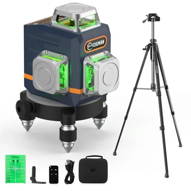 CIGMAN CM701T Grün Kreuzlinienlaser