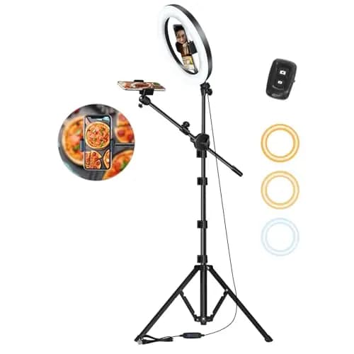 LUXSURE 10,5" LED Ringlicht mit Stativ