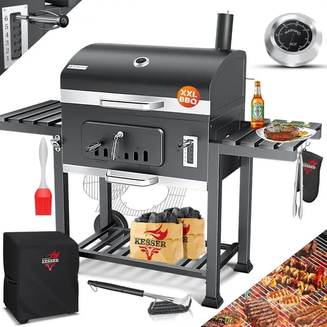 KESSER XXL Holzkohlegrillwagen