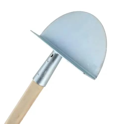 Rekord Rasenkantenstecher (verzinkt) mit 130 cm T-Stiel aus Buchenholz, Arbeitsbreite: 21 cm, zum Entfernen von überwachsenem Gras und Unkraut, Kantentrimmer