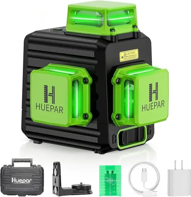 Huepar B03CG 3x360° Kreuzlinienlaser