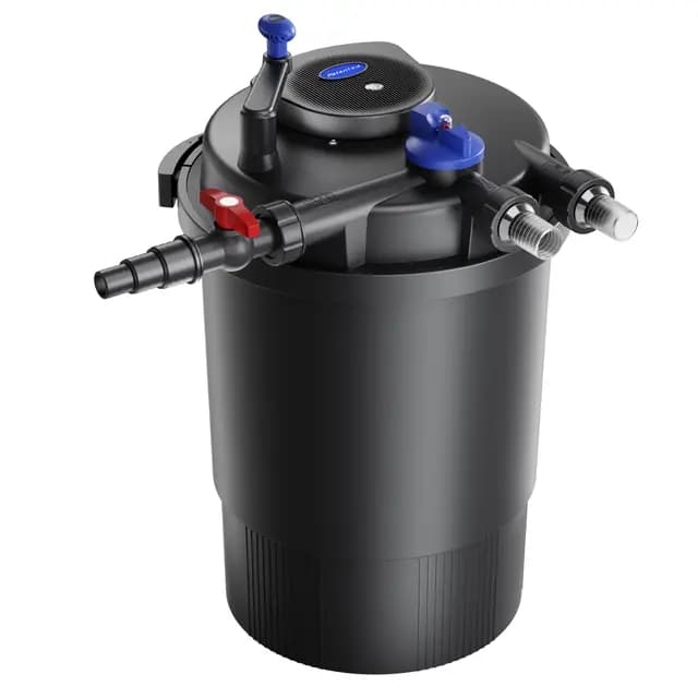 SunSun CPF-30000 Druckteichfilter 12.000 l/h / 55 W UVC Einheit, Teichdruckfilter für Teiche bis 60.000 Liter, Teichklärer, Filteranlage