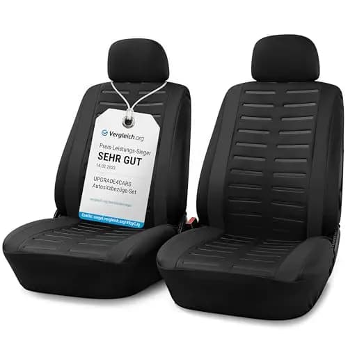 Upgrade4cars Vordersitzbezüge Set Schwarz