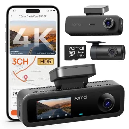 70mai T800E 4K 3-Kanal Dashcam