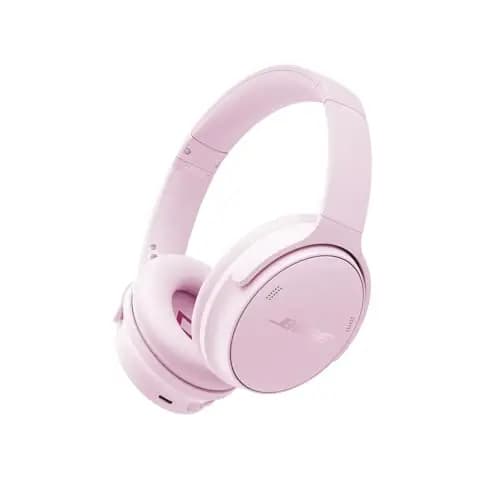 Bose QuietComfort Kabellose Kopfhörer mit Mikrofon und Noise-Cancelling, Bluetooth-Over-Ear-Kopfhörer, Audiophile Kopfhörer, On-Ear-Kopfhörer mit Noise-Cancelling, bis 24 Std. Akkulaufzeit, Blütenrosa