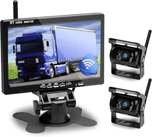 Hikity 7 Zoll Kabellose Rückfahrkamera-Set