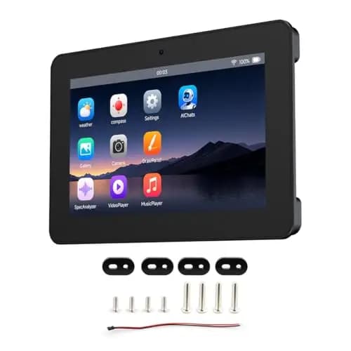 Waveshare ESP32-P4-WIFI6 7inch HMI All-In-One Touch Display Development Board, 10-Point Touch, 720 x 1280 Resolution, with Dual Microphones and Speaker, Supports Wi-Fi 6 and BLE 5,NO Batt